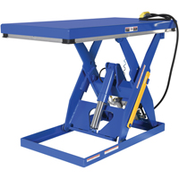 Table &eacute;l&eacute;vatrice &agrave; ciseaux hydraulique, Acier, 60" lo x 30" la, Cap. 3000 lb Dufferin Supply