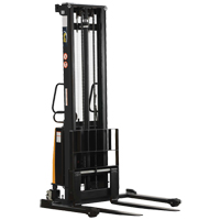 Fork Lift Stacker, Electric Operated, 2000 lbs. Capacity, 150" Max Lift Dufferin Supply