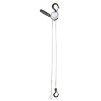 Mini Lever Hoist, 5' Lift, 500 lbs. (0.25 tons) Capacity, Zinc Plated Chain Dufferin Supply