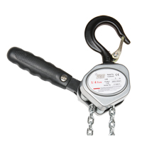 Mini Lever Hoist, 5' Lift, 500 lbs. (0.25 tons) Capacity, Zinc Plated Chain Dufferin Supply