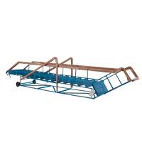 CSA-Certified Rolling Step Ladder with Locking Step, 16 Steps, 30" Step Width, 144" Platform Height, Steel Dufferin Supply