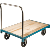 Heavy-Duty Platform Truck, 48" L x 30" W, 2000 lbs. Capacity, Rubber Casters Dufferin Supply