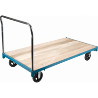 Heavy-Duty Platform Truck, 96" L x 48" W, 2000 lbs. Capacity, Rubber Casters Dufferin Supply