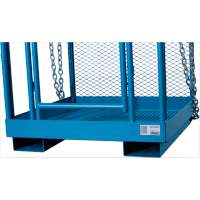 Nacelle &eacute;l&eacute;vatrice pour travail en hauteur, 48" x 48" x 72" h, Capacit&eacute; de 1000 lb, Acier Dufferin Supply