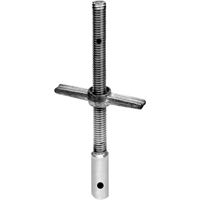 Scaffolding Accessories - Adjustable Jack Screw, Adjustable Jack Screw, 24" W x 24" H Dufferin Supply