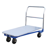 Platform Cart, 48" L x 24" W, 1500 lbs. Capacity, Mold-on Rubber Casters Dufferin Supply