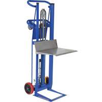 Hydra Lift Platform Stacker, Foot Pump Operated, 750 lbs. Capacity, 52" Max Lift Dufferin Supply