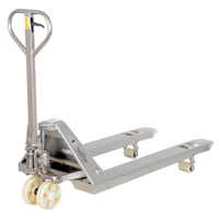 Transpalette, Acier inoxydable, 48" lo x 27" la, Capacit&eacute; 5500 lb Dufferin Supply