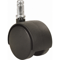 Twin Wheel Caster (300/400 Series), Swivel, 2" (51 mm) Dia., 75 lbs. (34 kg.) Capacity Dufferin Supply