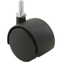 Twin Wheel Caster (300/400 Series), Swivel, 2" (51 mm) Dia., 75 lbs. (34 kg.) Capacity Dufferin Supply