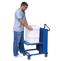 Plateformes auto-&eacute;l&eacute;vatrices, 20" lo x 20" la, Acier, Capacit&eacute; 230 lb Dufferin Supply
