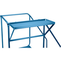 Mechanics/Maintenance Rolling Ladder, Steel, 4 Steps, 38" Platform Height Dufferin Supply