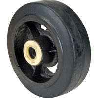 Roues en caoutchouc, 6" (152 mm) dia. x 2" (51 mm) la, Capacit&eacute; de 550 lb (249 kg) Dufferin Supply