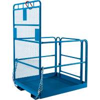 Nacelle &eacute;l&eacute;vatrice pour travail en hauteur, 48" x 48" x 72" h, Capacit&eacute; de 1000 lb, Acier Dufferin Supply