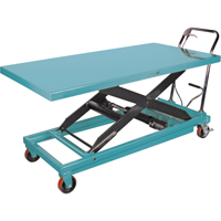Heavy-Duty Hydraulic Scissor Lift Table, 63" L x 31-7/8" W, Steel, 1100 lbs. Capacity Dufferin Supply