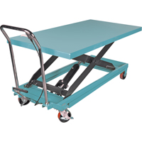 Heavy-Duty Hydraulic Scissor Lift Table, 63" L x 31-7/8" W, Steel, 1100 lbs. Capacity Dufferin Supply