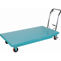 Heavy-Duty Hydraulic Scissor Lift Table, 63" L x 31-7/8" W, Steel, 1100 lbs. Capacity Dufferin Supply