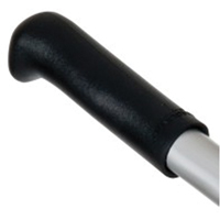 Poign&eacute;e en caoutchouc noir pour diable en aluminium Dufferin Supply