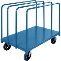 Chariot robuste pour transport de panneaux avec rails &agrave; palier unique, 60" x 30" x 45", Capacit&eacute; 2000 lb Dufferin Supply