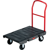 Chariot &agrave; plateforme robuste, 36" lo x 24" la, 1000 lb cap, Roues Caoutchouc Dufferin Supply