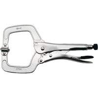 Super Heavy-Duty Locking C-Clamp with Swivel Pad, 11" (279 mm) Capacity Dufferin Supply