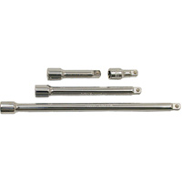 Extension Bar Set, 3/8" Drive, Chrome Finish, 4 Pcs Dufferin Supply
