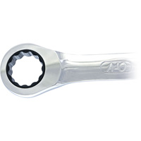 Cl&eacute; mixte &agrave; cliquet &agrave; motif long non r&eacute;versible, 19 mm, Fini Ordinaire Dufferin Supply