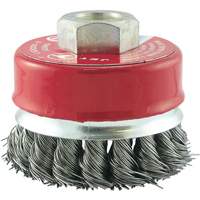CKB2201T Brosse boisseau &agrave; fil nou&eacute;, 2-3/4" dia. x 5/8"-11 arbre Dufferin Supply