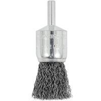 Brosse coupelle sertie mont&eacute;e sur tige, 3/4", Fils 0,012", Tige 1/4" Dufferin Supply