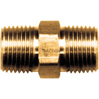 Mamelon hexagonal, Laiton, 3/8" x 1/4", NPT x NPT Dufferin Supply