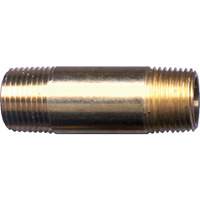 Mamelon long, Laiton, 1/4", NPT Dufferin Supply