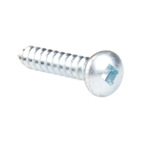 Tapping Screw Pan Head, #12 x 1-1/4" L, Zinc Plated Dufferin Supply