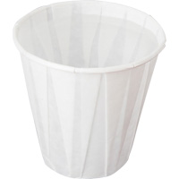 Pleated Cup, Paper, 5 oz., White MMT414 | Dufferin Supply