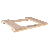 Hardwood Dolly Frame, Not Included Wheels, 900 lbs. Capacity, 18" W x 24" D x 1.5" H Dufferin Supply
