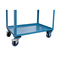 Chariots de service mobiles, 2 Tiers, 24" la x 57" h x 40" p, Capacit&eacute; 1200 lb Dufferin Supply