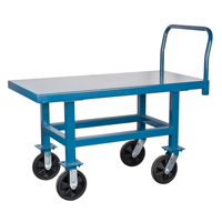 Elevated Platform Trucks, 48" L x 24" W, 2000 lbs. Capacity, Nylon Casters Dufferin Supply