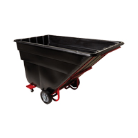 Tilt Truck, Polyethylene, 1-1/2 cu. yd., 1200 lbs. Load Capacity Dufferin Supply