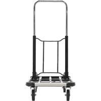 Chariot &agrave; plateforme repliable, Acier inoxydable, 300 lb, 28" lo x 16" la, Hauteur 33-1/2" Dufferin Supply