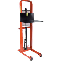 Hydraulic Platform Lift Stacker, Foot Pump Operated, 1000 lbs. Capacity, 80" Max Lift MN653 | Dufferin Supply
