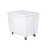 Box Truck, White Polyethylene, 46" L x 34" W x 40" H, 25 cu. Ft. Volume, 600 lbs. Capacity Dufferin Supply