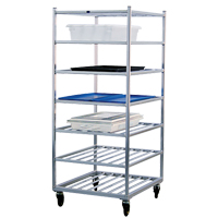 Chariot &agrave; tablettes, 7 Tiers, 28-1/2" la x 69" h x 32" p, Capacit&eacute; 525 lb Dufferin Supply