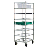 Chariot &agrave; tablettes, 8 Tiers, 20-7/8" la x 67" h x 27" p, Capacit&eacute; 600 lb Dufferin Supply