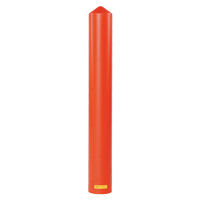 Smooth Bollard Cover, 4" Dia. x 56" L, Red Dufferin Supply