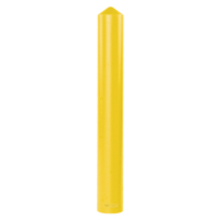 Enveloppe lisse pour butoir, 4" dia. x 56" l, Jaune Dufferin Supply