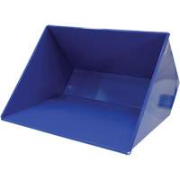 Self-Dumping Hopper, Steel, 3 cu.yd., Blue Dufferin Supply