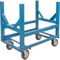 Pipe & Bar Cradle Truck, 24" L x 24" W x 34" H, 2500 lbs. Capacity, Polyurethane Wheels Dufferin Supply
