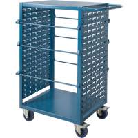 Mobile Wire Spool Cart, Steel, 6 Rod, 21" W x 48" H x 38" D, 1200 lbs. Capacity Dufferin Supply