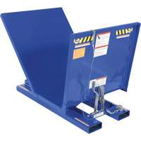 Open Sided Hopper, Steel, 1 cu.yd., Blue Dufferin Supply