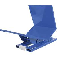 Open Sided Hopper, Steel, 1 cu.yd., Blue Dufferin Supply