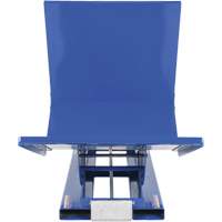 Open Sided Hopper, Steel, 1 cu.yd., Blue Dufferin Supply
